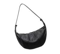 Ruarby Crescents Crossbody Shoulder Bag with Adjustable Strap, Soft PU Top Zipper Hobos Purse for Shopping Campus Daily Carry a