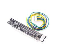 Ruarby Double Channel 12 Levels LED Music Spectrum Levels Meter Stereo Amplifiers Board Indicators Light Adjustable Light Speed Computer Kit
