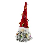 Ruarby Elderly Gnomes Plush Dolls With Colorful Faux Light Bulbs Christmas Swedish Tomtes Stuffed Toy Ornament Christmas Gnomes Plush Dolls