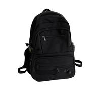 Ruarby Fashionable Korean Color Contrasting Backpack with Spacious Storage for Students Large Capacity School Bag Nylon Daypack Nylon School Bag