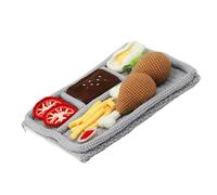 Ruarby Food Tray Laptop Case Crochet Set for Beginner Kid Adult with Step-by-Step Instruction Cartoon Table Bag Crochet Set Accessories