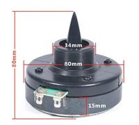 Ruarby Horn Speakers Driver Unit Voice Coil Diaphragm Diameter Speakers Tweeter Driver Head Horn Driver Assembly