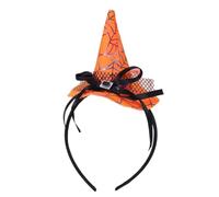Ruarby Punk Wolf Ear Shape Headband with Flower&Earring Decors Hair Hoop Adult Cosplay Live Broadcast Halloween Party Headpiece