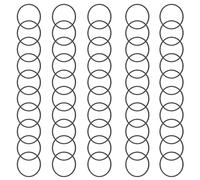 Ruarby Rubber Belts Assortment Tape Player Video Recorders Turntables Various Recorder Models Mixed 25/28/30mm Diameter Rubber Drive Belt