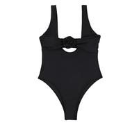 Ruarby Solid Color Bathing Suit For Women 1 Piece Swimsuit Girls Two Pieces Split Swimwears 3D Flower Slimming Swimsuit