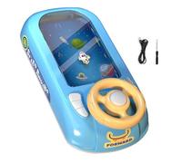 Ruarby Toddler Simulated Driving Race Cars Game Steering Toy Interactive Educational Learning Toy For Boys 4-6 Musical Steering