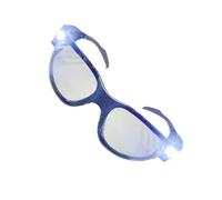 Ruarby USB Charges LED Eyewears Featuring Double Headlights & Soft Nose Clip PC Glasses Unisex Glasses Resistant Eyewear