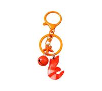 Ruarby Vibrant Lobster Charm Keyring with Lovely Decoration Lightweight Hanging Design for Bag Accessories Women ' s Handbag Charm