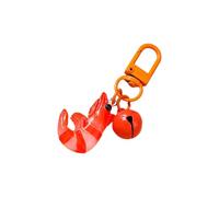 Ruarby Vibrant Lobster Charm Keyring with Lovely Decoration Lightweight Hanging Design for Bag Accessories Women ' s Handbag Charm