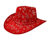 Ruarby Western Christmas Party Hat For Holiday Celebrate Festival Costume Santa Costume Hat Cosplay Party Accessories