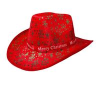 Ruarby Western Christmas Party Hat For Holiday Celebrate Festival Costume Santa Costume Hat Cosplay Party Accessories
