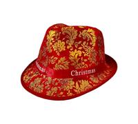 Ruarby Western Christmas Party Jazzy Hat For Holiday Celebrating Festival Costume Santa Hat Cosplay Party Accessories Headwear