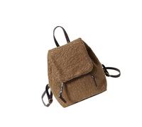 Ruarby Women's Furry Backpack Drawstring School Bag Functional Daypack Large Capacity Backpacks For Professionals And Students Women’s Fashion Backpack