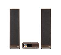 Ruark Audio R710 Music Console with Talisman-R Floorstanding Speakers Fused Walnut