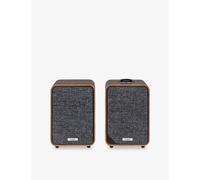 Ruark MR1 MK3 Desktop Speaker System (Rich Walnut with Slate Grey Fabric Grille)