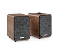 Ruark MR1 MK3 Desktop Speaker System (Rich Walnut with Slate Grey Fabric Grille)