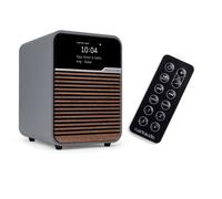 Ruark R1S DAB DAB+ FM Internet Bluetooth WiFi Smart Radio with Remote Bundle - Grey