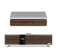 Ruark R410 Integrated Music System Soft Grey with R-CD100 USB CD Player Package