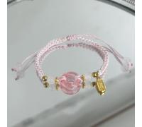 RUAVZPYUF Pink Girl Peach's Death Matching Couple's Peace Bracelet Joy Bracelet Handmade High-value Braided Rope Hand Ornament