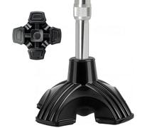 Ruayia Non-Slip Rubber Ferrules,Cane Tips 19mm 3/4 inch Heavy Duty Ferrules-Slip Rubber Tip Replacement Ends for Crutches,Folding Canes,Walking Sticks & Mobility Aids,Black