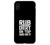 Rub Dirt On It Funny Medical Caduceus Saying Case for iPhone XS Max