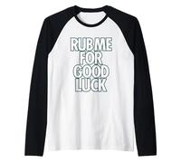 RUB ME for Good Luck - Funny Genie Casino Lucky Gambling tee Raglan Baseball Tee