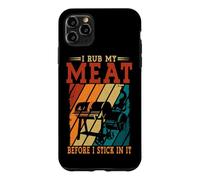 Rub My Meat Vintage Griller Retro Inspired Barbeque Grilling Case for iPhone 11 Pro Max