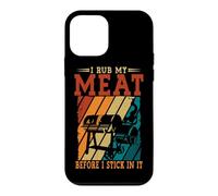 Rub My Meat Vintage Griller Retro Inspired Barbeque Grilling Case for iPhone 12 mini