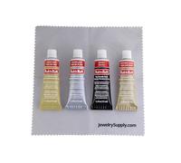 RUB-N-BUFF 4 Color Assorted (Silver Leaf, Antique Gold, Gold Leaf, Black)