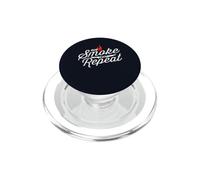 Rub Smoke Eat Repeat Funny For Men Women BBQ Grill PopSockets PopGrip for MagSafe