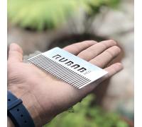 RUBAB MEN Ultra-Slim Pocket Beard Comb for Men | A Luxurious Masterpiece that Fits Perfectly in Your Wallet like Any Credit Card | Designed & Made in India