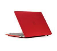 RUBAN Case Compatible with MacBook Pro 13 inch 2019 2018 2017 2016 Release A2159 A1989 A1706 A1708 with/Without Touch Bar & Touch ID, Plastic Hard Case Shell Cover - RED