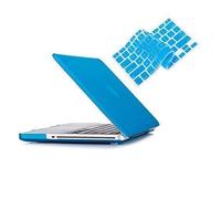 RUBAN Case Compatible with MacBook Pro 15 inch 2011 2010 2009 Release A1286, Plastic Hard Case Shell and Keyboard Cover for Older Version MacBook Pro 15 Inch with CD-ROM - Light Blue
