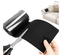 Ruban de réparation de toile - Patch auto-ésif | Réparation de êtement extérieur | Bande de tissu résistante aux intempé - Polyester noir pour auvents, vestes, tentes, bateaux, trous