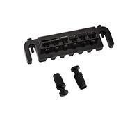 Rubatone Adjustable Wraparound Guitar Bridge Combined bridge Tailpiece Compatible with Les Paul LP SG Style Electric Guitar Parts Accessories Black.