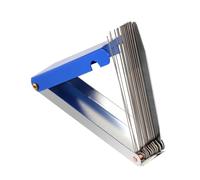 Rubatone Guitar Nut Slotted File Saw Rods Slotted File Set Needle File Set Luthier Tools Replacement Tip Cleaner Files Blue