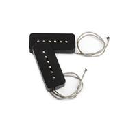 Rubatone Soapbar Alnico 5 Magnets Vintage Style P90 Pickup Set Neck and Bridge Pickups Passive Single Coil Black Pickups.