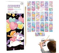 Rubbel Art Paper, Rubbel Art Toy Scratch Paper Note, Notes to scratch crafts from an activity requires certain skills, but parents can be sure that I