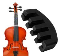 Rubber 4/4 Violin Practice Mute Claw Style & Round Tourte Style Mute for Violin, Practice Silencer Viola Violin Mute for beginners, kids, music lovers