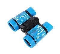 Rubber 4X30mm Kid Binocular Telescopes Children Educational Folding Telescope Outdoor Bird Watching Optics For Camping Clear Image(Blue)