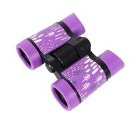 Rubber 4X30mm Kid Binocular Telescopes Children Educational Folding Telescope Outdoor Bird Watching Optics Telescope For Camping(Purple)