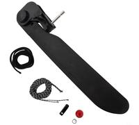 Rubber Adjustable Rudder Tail for Kayak Canoe with Foot Control Kit Stern Mount Directional Rudder System for Better Control in Turbulent Conditions