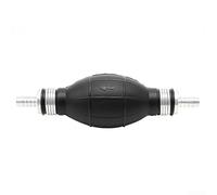 Rubber and Aluminum Fuel Line Hand Bulb Pump for Petrol Diesel Engines in Cars Motorcycles Boats with Optional Hose Connectors Outdoor Power Equipment Accessory(6mm)