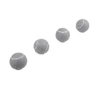 Rubber and Fiber Chair Foot Protectors for Minimizing Scratches Dents and Scuff Marks on Indoor Floors (4pcs Gray)