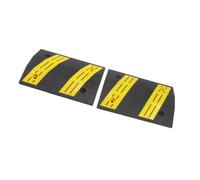 Rubber and Plastic Driveway Speed Bumps,110,231 Lb Load Capacity,Suitable for Roads,Garages,Asphalt,and Concrete Roads