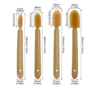 Rubber and PVC Caulking Angled Tool Smooth for Set Grout Caulk Joints Well-Designed Floors Tiles Sinks Plus Brick - Finishing on Pattern Scratch-Resistant Reusable (2-Pack)(C)