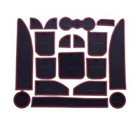 Rubber Anti-slip Mat Door Groove Cup Phone Pad Gate Slot Coaster Interior Accessories for Land Rover Discovery 4 Door,A