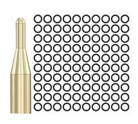 Rubber Anti Slip O Rings - Shaft Grip Washer, 2BA Thread Protector Grommets, Aluminum Stems Tightening Fixation Kit, Portable Applicator Installing Supplies | for Metal Tips Dartboard Games