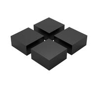 Rubber Anti Vibration Pads | Adaptable | 20 X 20 X 5 Cm | Non-Slip Vibration Isolation Pads | Mechanical Vibrations Damping Padss | Shockproof | Absorber For Sewing Machine Floor Condenser Dryer
