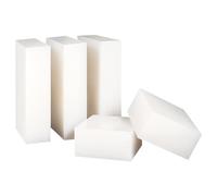 Rubber Anti-Vibration Pads, Silicone Rubber Sheets 1.5mm Thickness White Multiple Sizes Pack of 6(100mm x 100mm)